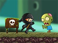Ninja Kid vs Zombies Game