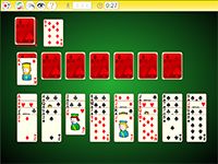Topsy Turvy Queens Solitaire Game