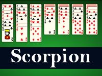 Card Game Scorpion Solitaire 4 suits