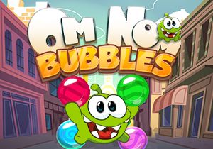 Om Nom Bubbles Game