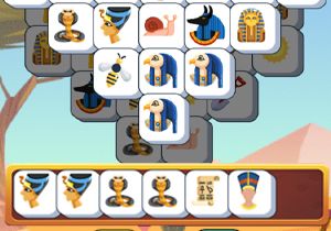 Triple Mahjong Tiles of Egypt