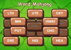 Word Mahjong Game