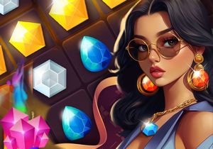 Shiny Jewels Match 3 game
