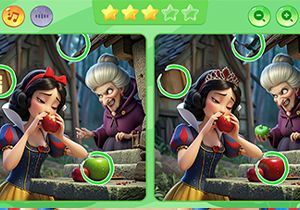 Snow White Find the Differences Game