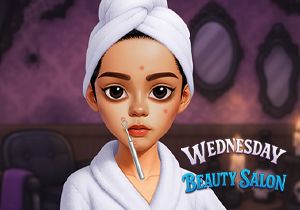 Wednesday Addams Beauty Salon Game
