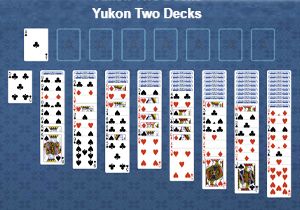 Yukon Two Decks Solitaire