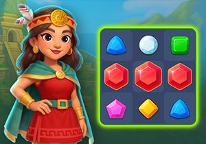 Jewels Blitz Legends match-three game