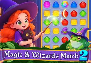 Magic and Wizards Match 2 Game